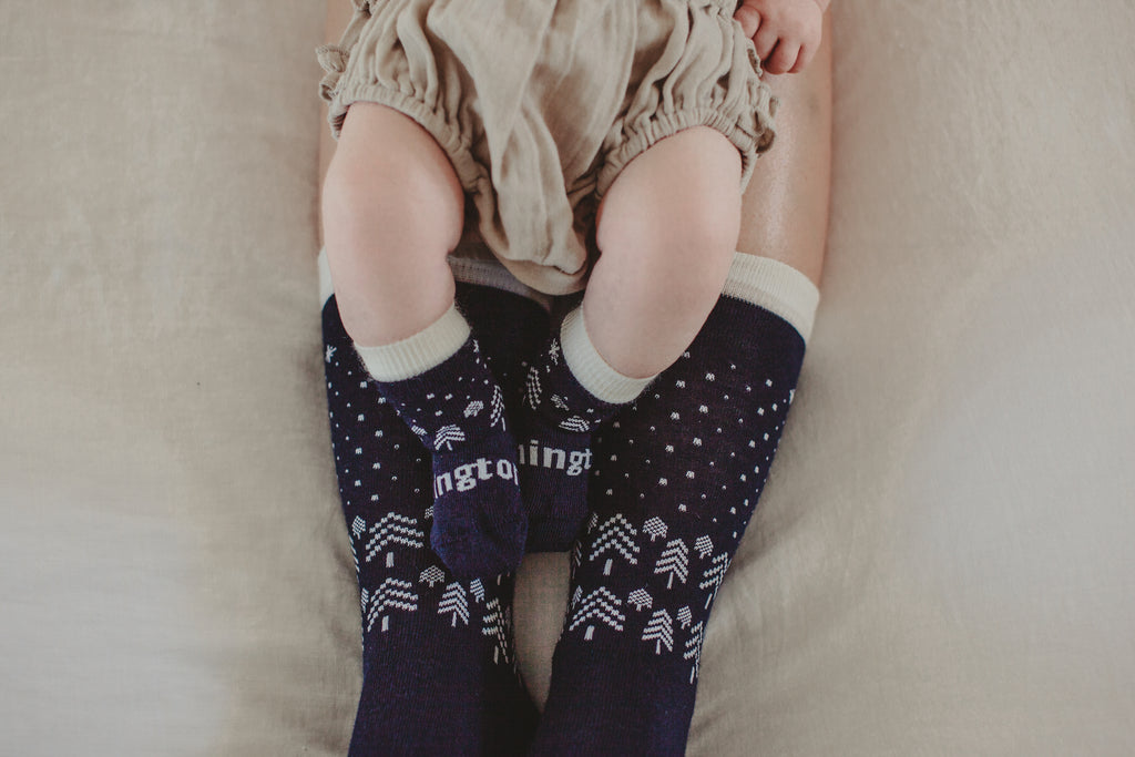 Comet Christmas socks for Mum and Baby